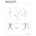 thumbnail image 4 of Kingston Brass Heritage  Single Handle Vessel Sink Faucet with Optional Cover Plate, 4 of 4