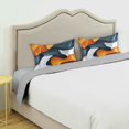 thumbnail image 3 of Yayeee Pillowcase Standard Size Set of 2 Satin Wrinkle Resistant Pillow Case, Abstract Wavy, 3 of 8