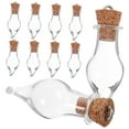 thumbnail image 5 of FOMIYES 10pcs Mini Glass Bottles with Cork Lids Decorative Jars for Packing Wishes and Keepsakes Transparent, 5 of 8