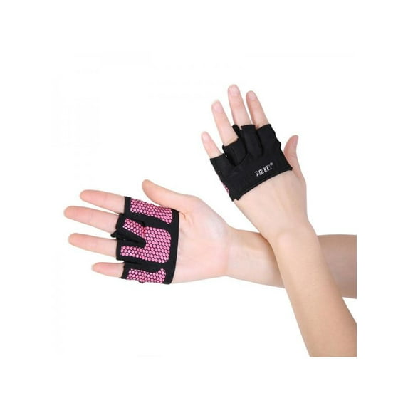 1 Pair Unisex Half Four Finger Wrist Training Gloves Sport Fitness Gym Exercise Accessories Anti-slip