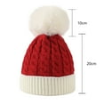 thumbnail image 5 of Kids Christmas Warm Beret Hat – Thick Soft Beanie Cap, Cute Festive Party Style, Cozy Family Accessory for Winter Holiday and Parent-Child Outfits Winter, 5 of 6