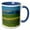 Blue/White, variant on 3drose, Usa, Washington, Walla Walla. Vineyard Grapes - Us48 Rdu0191 - Richard Duval, 15oz Mug