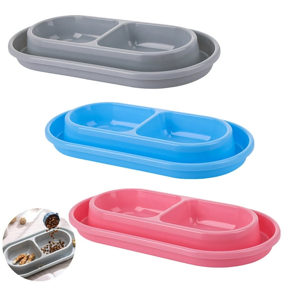 ACDANC 3Pcs Cat Food Bowl, Ant-Proof Design, Durable & Easy to Clean Elevated Dog Bowls