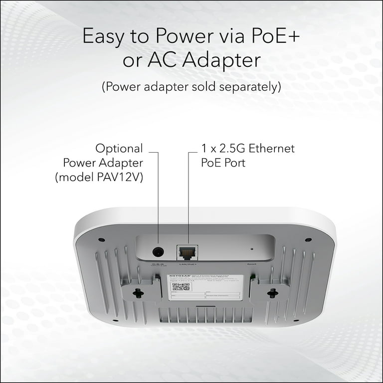 NETGEAR - AX3600 WiFi 6 PoE Access Point (WAX218)