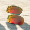 thumbnail image 3 of Walleva Fire Red Polarized Replacement Lenses for Spy Optic Piper Sunglasses, 3 of 5