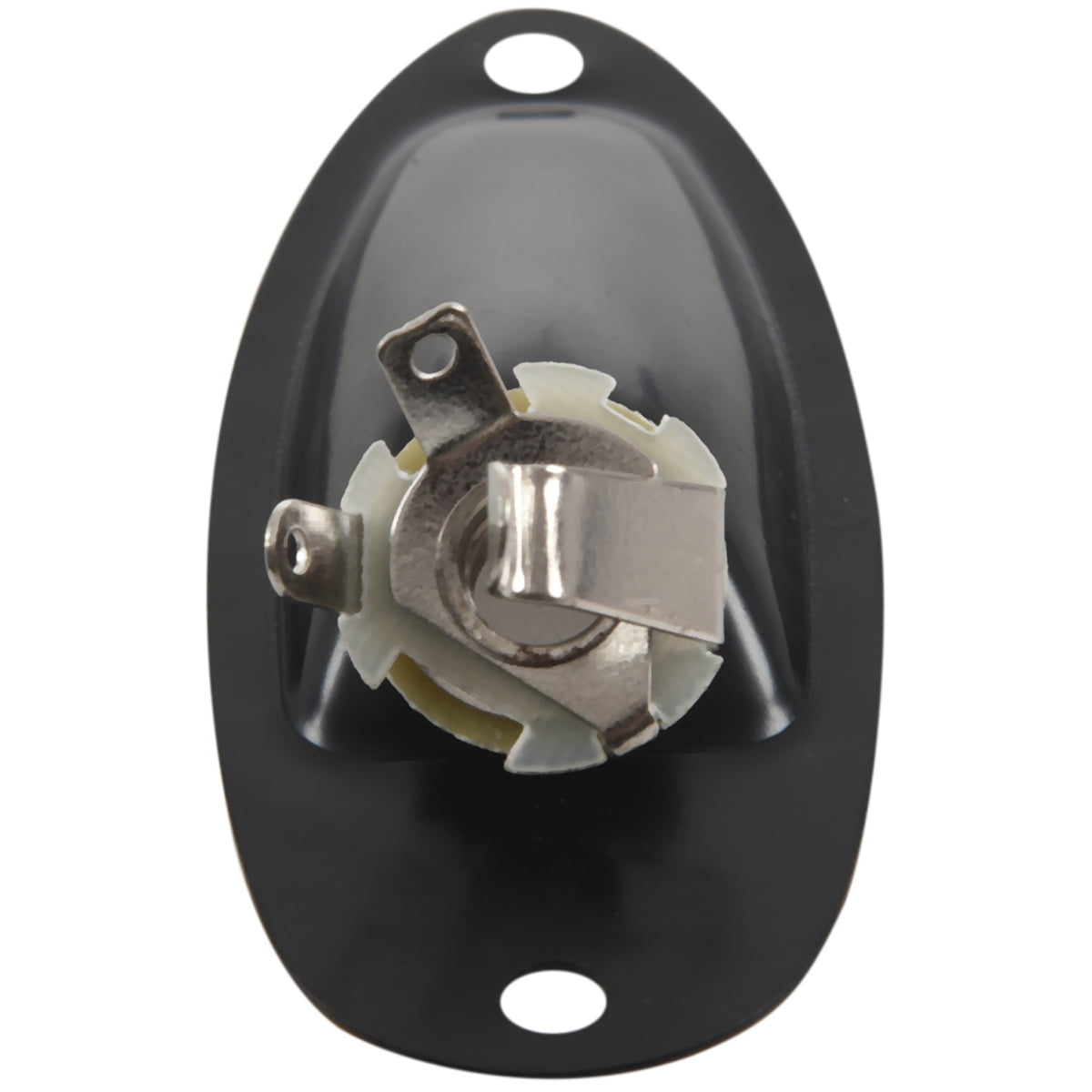 Boat Style 1/4 Inch Loaded Guitar Output Mono Jack Plug Socket Plate & Loaded Prewired Electric Guitar Pickguard 11 Hole