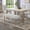 Gray, variant on Gray Upholstered Dining Bench with Espresso Wood Finish, 42 Inch Modern Bench for Kitchen Island and Entryway
