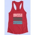 thumbnail image 3 of I Love Weekend Racerback Tank Women -Image by Shutterstock, Female x-Small, 3 of 4