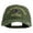Olive, variant on 1st Marine Division Retired Embroidered Washed Solid Pigment Dyed Cotton Twill Brass Buckle Cap - Black OSFM