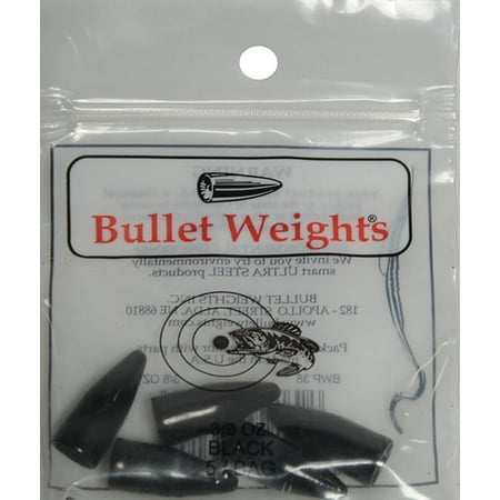 Bullet Weights® Bullet Weight Black 3/8 oz., 5