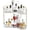 Clear, variant on 2 Tier Bathroom Counter Organizer, Multi-Function Corner Bathroom Organizer Countertop,Makeup Organizer Perfume for Dresser Vanity Tray, Spice Rack Organizer for Kitchen