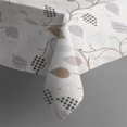 thumbnail image 3 of Boho Bohemia Flower Rectangle Tablecloth 60"x84",Waterproof Polyester Rectangle Table Cloth, Wipeable Spillproof Polyester Tablecloth for Dining, Camping, Indoor and Outdoor, 3 of 5