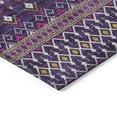 thumbnail image 4 of Addison Rugs Chantille Indoor/Outdoor Transitional Boho Purple Washable Round Rug, 8' x 8', 4 of 6