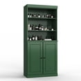 thumbnail image 3 of 100% Solid Wood 32" Bathroom Cabinet with Solid Doors and Adjustable Shelves, 3 of 4
