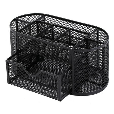 Black Mesh Metal Desktop Office Pen Pencil Holder Storage Tray Desk Black Mesh Metal Desktop Office Pen Pencil Holder Storage Tray Desk Organizer Com