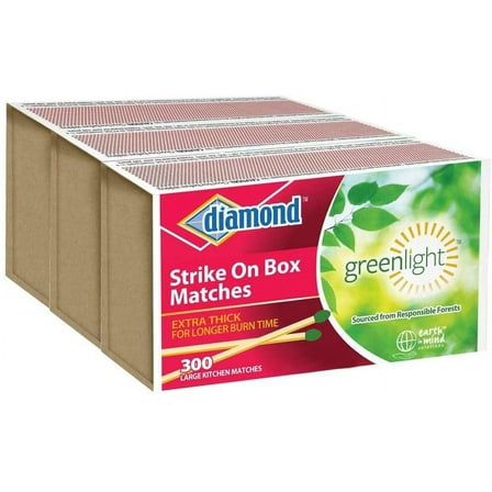 Diamond- Strike ON Box Matches [3 BXS of 300] (Original Version)