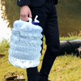 thumbnail image 2 of Outdoor Camping Folding Water Bucket Container Canister Carrier Storage Bottle Telescopic, 2 of 9