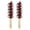 Red, variant on Gieenan 2Pcs Musical Percussion Bells Stick Shaker Wood Handle Sleigh Bells Easy to Use