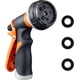 thumbnail image 1 of Heavy Duty Garden Hose Nozzle, 8 Adjustable Watering Spray Patterns for Plants, Lawn, Car Washing, Pets, 1 of 5