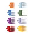 thumbnail image 4 of 8 Sizes Guide Comb Set, Professional Hair Clipper Guide Combs Colorful Clipper Spare Parts Haircut Accessories Attachment Guide Comb Great Fits For All Full Size Clippers/Trimmers, 4 of 8