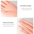thumbnail image 4 of Practice Hand for Acrylic Nails, Flexible Bendable Fake Hand Manicure Nail Practice Hand for Beginners, Silicone Manicure Training kit for Nail Art K3J0, 4 of 4