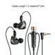 thumbnail image 4 of Auriculares con cable Injueey 96dB 3,5mm Reducción de ruido Intrauditivos Negro 1.2 m, 4 of 6