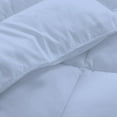 thumbnail image 5 of 3 Piece Luxury Long Box Pattern Comforter By D.N.G. BEDDINGS Set Premium Super Soft, All Season, 800 Thread Count, 100% Egyptian Cotton, Oversized Super King Size Light Blue Color, 5 of 5