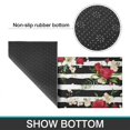 thumbnail image 6 of Pioneer Flower Floral Print Pattern Kitchen Rugs Sets Of 2,Anti Fatigue Kitchen Mat Rugs Non Slip Washable,Decorative Kitchen Floor Mats for Kitchen,Sink,Laundry,17"x30"+17"x47", 6 of 7