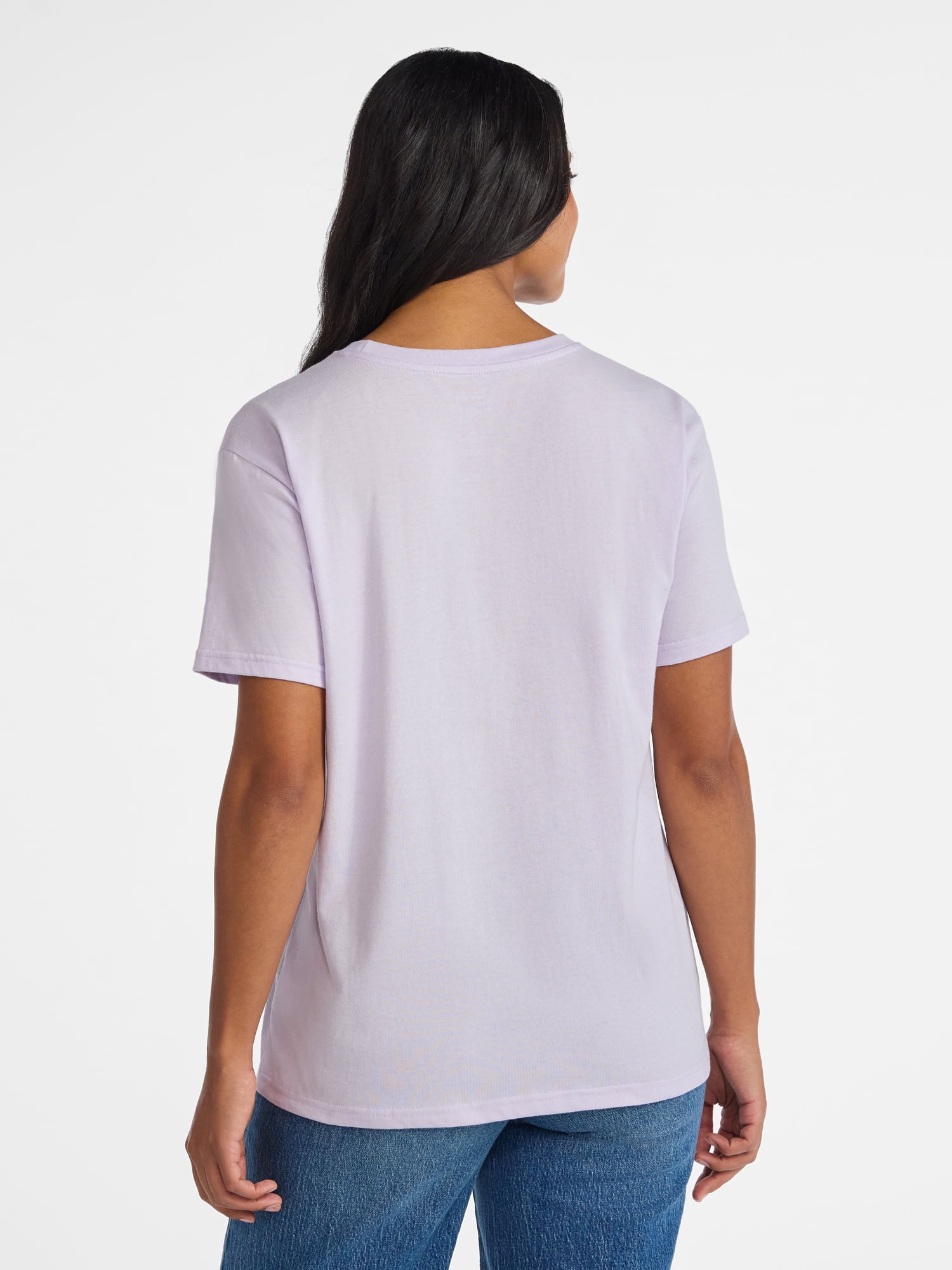 Time and Tru Women's Woodstock Quilted Graphic Tee with Short Sleeves, Sizes XS-XXXL