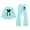 0-Sky Blue142, variant on Tiijoy Girls Casual Sweatsuit Bow Pullover Sweatshirt Flared Pants 2Pcs Set, Sizes 3-10