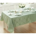 thumbnail image 5 of Newbridge Sage Green Ribbons and Bows Damask 60 x 84 inch Rectangle Fabric Tablecloth for Party, 5 of 9