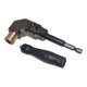 thumbnail image 2 of Right Angle Drill Attachment, All Metal Body 90 Degree Drill Adapter with Detachable Handle, Drill Bit Corner Adapter, 2 of 5