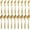 gold, variant on 24-Piece Spoons and Forks Set Silverware Set - Forks and Spoons Food Grade Stainless Steel Silverware for Home, Kitchen and Restaurant, 12-Fork and 12-Spoon, Mirror Polished&Dishwasher Safe