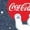 HEATHER BLUE, variant on Coca-Cola - Happy Holidays Sledding - Men's Short Sleeve Graphic T-shirt