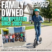Large Kick Scooter for Adults & Teens – 12 Spoked Air Tires, 300lbs, Tall Bars, Wide Deck, Kickstand – Madd Gear Metro Urban Glide 300