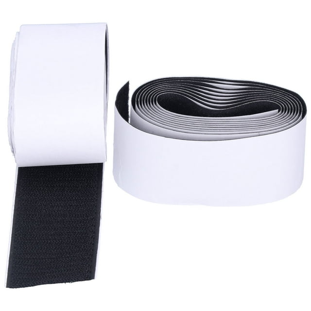 Guitar Effect Pedal Rack Tape, Guitar Effect Pedal Mounting Tape Exquisite Workmanship Temperature Resistant Adhesive Backing Wear Resis Tant For Guitar Rough + Hook ,Rough ,Hook