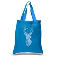 thumbnail image 1 of LA Pop Art Small Word Art Tote Bag - Types of Deer, 1 of 2
