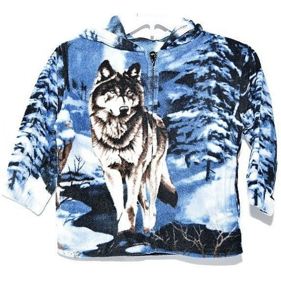 Trailcrest Toddler R'lixio Wildlife Wolf Fleece Jacket, 3T