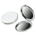 thumbnail image 1 of HILABEE 2x Travel Folding Metal Mirror Pocket Handbag Compact Comestic Makeup Mirror, 1 of 7