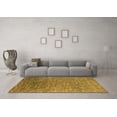 thumbnail image 3 of Ahgly Company Indoor Round Oriental Orange Industrial Area Rugs, 6' Round, 3 of 4