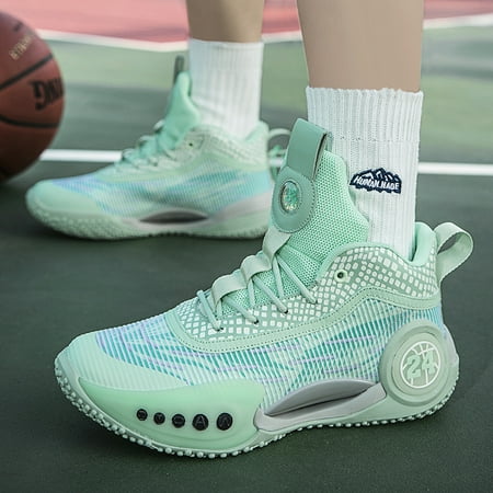 

Women s Breathable Mesh Basketball Shoes High Top Lace Up Chunky Sneakers Women s Footwear