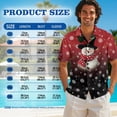 thumbnail image 4 of Psesaysky Couples Christmas Matching Outfits Snowman Snowflake Print Elegant Sundress Plus Size Women Summer Tunic Dress with Pockets or Short Sleeve Mens Shirts, 4 of 7