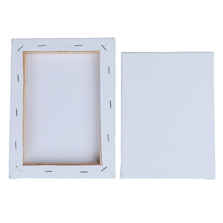 Ireer 90 Pcs Mini Stretched Canvas Bulk, 5 x 5 Inch White  Canvases for Painting, 100% Cotton Small Blank Canvas Boards for Kids, Art  Supplies Panels for Oil, Acrylic, Watercolor Paint