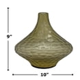 thumbnail image 2 of Bergamo Art 10" Decorative Handmade Glass Patterned Lamp Flower Vase, 2 of 6