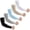 5 Pairs - Black/Grey/White/Blue/Beige, variant on DOVACKA Sun Protection Cooling Arm Sleeves for Men &Women,Compression Sleeves for Football, Golf & Volleyball