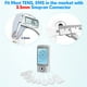 thumbnail image 4 of LiteTour - Paquete de 10 electrodos TENS grandes (conectores a presión de 3,5 mm), alta conductividad, reutilizables, para masajeador TENS y estimulación muscular, 4 of 5