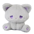 thumbnail image 2 of Juguete sentado, lindo animal de peluche, almohada coleccionable, decoración para habitación de niños, animal Gris y violeta, 2 of 9