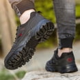 thumbnail image 4 of Juslio Shoes for Men Breathable Comfortable Outdoor Round Toe Lightweight Casual Plus Size Hiking Shoes, 4 of 9