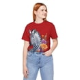 thumbnail image 2 of Zebra Graphic Unisex 100 Cotton Vintage Animal Art T-Shirt 4, 2 of 15