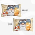 thumbnail image 2 of Gukieu Hello Summer Cute Gnome Print Plush Pillow Cover, Hidden Zipper Pillow Protector without Pillow Core, Suitable for Bedroom, Office, Car Decoration-16"x24", 2 of 6